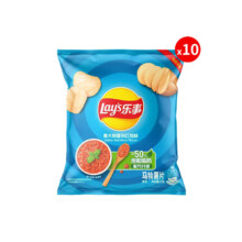乐事薯片 休闲膨化小吃零食 23g*10包【红烩味】
