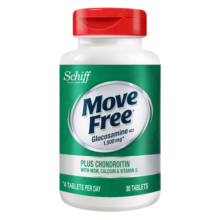 益节（Move Free） 高钙氨糖软骨素钙片 美国原装进口 中老年人送礼成人补钙 【尝鲜装】氨糖高钙80粒 20天量