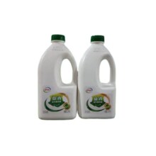 伊利 益消酸奶1.2千克大桶装原味生牛乳 2桶