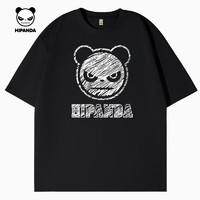HIPANDA 清仓甩卖！250G重磅100%纯棉T恤 多色可选