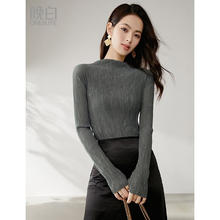 晚白 ONEBUYE 女士时尚简约休闲薄款T恤 10144715283536