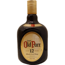 plus会员：GrandoldParr 老伯威12年欧伯 苏格兰调和型威士忌 1000ml 40度 进口洋酒+凑单