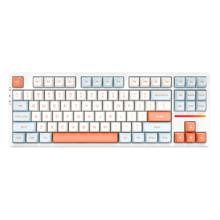 国家补贴：VGN V87 动力银轴果冻橙 RGB 三模客制化机械键盘