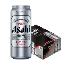 Asahi朝日啤酒Asahi超爽生啤500*15罐 听装国产啤酒 整箱 500mL 15罐