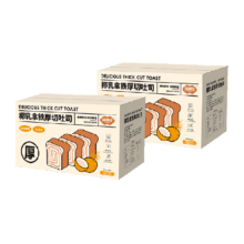 福事多 整箱吐司面包 300g×2箱