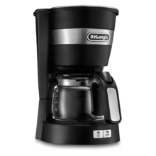 德龙（Delonghi）【国家补贴】咖啡机 美式滴漏咖啡壶 小型家用650ml大容量保温壶防滴漏可调浓度 ICM14011.BK 黑色