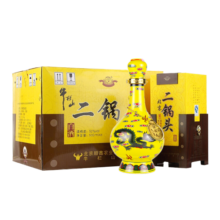 牛栏山 经典二锅头黄龙 清香型白酒 52度 500ml*6瓶 整箱装