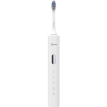 美的（Midea）电动牙刷S1PX白色成人/学生 4支刷头 180天超长续航 磁悬浮声波马达  节日生日女生送男生礼物
