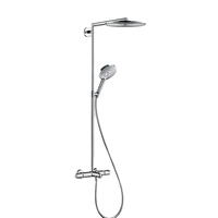 汉斯格雅 hansgrohe 飞雨系列 26164007 恒温花洒套装 配境雨手持花洒 镀铬