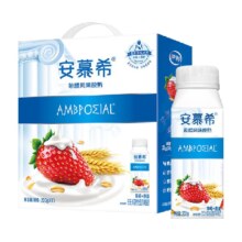 安慕希 希腊风味酸奶 草莓+燕麦200g*10瓶