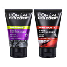 欧莱雅控油去黑头男士洗面奶男生50ml