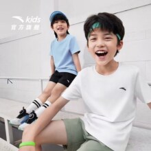 安踏 100%纯棉男女儿童T恤