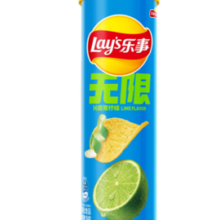 限江苏南京！Lay's乐事 无限 薯片 青柠味 104g