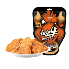 来伊份 扭伊牛沙嗲牛肉片五香味88g 休闲零食即食小吃 手撕风干牛肉干19.9元 (月销4000+)