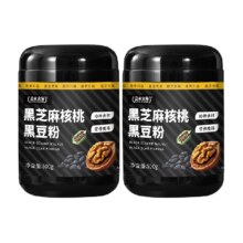 盖亚农场黑芝麻核桃粉500g*2罐