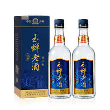 玉蝉老酒 泸州玉蝉优曲52度浓香型白酒2瓶装500ml*2纯粮食高粱酒