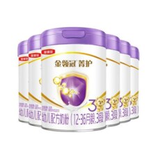 【乳铁蛋白】伊利金领冠菁护3段婴幼儿A2配方乳铁蛋白奶粉800g*6
