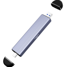 PLUS会员：（FANXIANG）梵想M.2 NVMe协议移动硬盘盒 Type-C/USB3.2双接口固态SSD笔记本电脑直插式硬盘盒 MP80