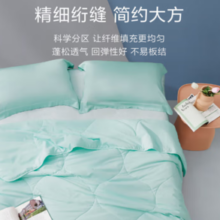 LUOLAI 罗莱家纺 空调被 A类抗菌可水洗夏凉被 2.8斤 200*230cm 烟波绿