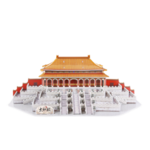 乐立方故宫太和殿天坛角楼拼装建筑模型中国风3D立体拼图天安门 太和殿