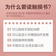 亮丽精美触摸书-小兔比利（中英双语）低幼认知绘本 幼儿启蒙仿真触感触摸书 【0-2岁】 宝宝绘本  省钱卡