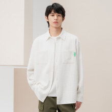 20点：gxg.jeans 男装长袖衬衫 白色