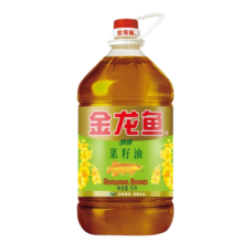 金龙鱼醇香菜籽油5L家用食用油纯正菜子油大桶装5升菜油炒菜餐饮 5L*1瓶