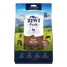 滋益巅峰（ZIWI）无谷风干狗粮454g牛肉味主粮干粮犬粮成犬幼犬通用