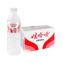 百亿补贴：娃哈哈 饮用纯净水 596ml*24瓶21.9元包邮