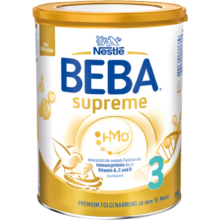 雀巢BEBA贝巴至尊版德国婴幼儿配方奶粉6种HMO原装进口全新新版包装 3段830g/罐（12个月+）效期26-11
