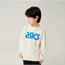 亚瑟士 男女中大童圆领印花休闲春季卫衣 LOGO款