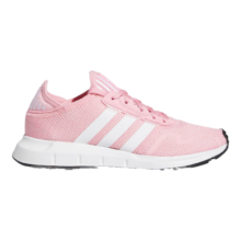 阿迪达斯 （adidas）休闲鞋女鞋夏季新款三叶草运动鞋网面透气轻便减震跑步鞋 FY2148粉白 35.5