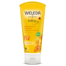 维蕾德（WELEDA）儿童洗发水沐浴露二合一金盏花婴儿洗发水宝宝沐浴乳专用3-6-12岁