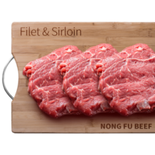 农夫好牛原肉整切微腌菲力西冷沙朗牛排儿童牛扒家庭套装冷冻牛肉生鲜烧烤 【微腌鲜嫩】12澳式菲力1200g