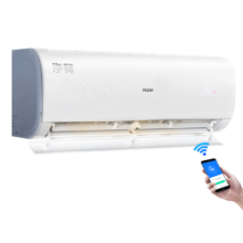 海尔（Haier）空调挂机 1.5匹新一级能效变频冷暖 家用卧室壁挂式空调 速冷热 防直吹 自清洁 WIFI智控 以旧换新 大1匹 一级能效 净畅 光感护眠 防直吹