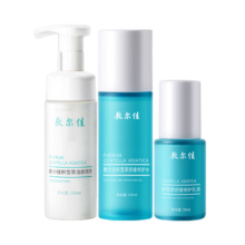 敷尔佳 积雪草3件套（舒缓水100ml+修护乳50ml+洁颜泡泡150ml）