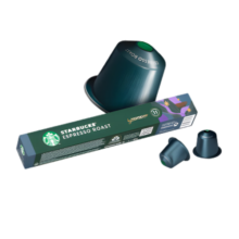 星巴克（Starbucks）意式深烘5.7g*10颗 Nespresso胶囊咖啡 特选综合深度烘焙黑咖啡