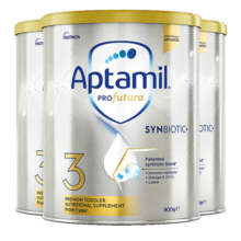 爱他美（Aptamil）澳洲白金版 含DHA叶黄素 婴幼儿配方牛奶粉900g 新西兰原装进口 3段3罐【咨询享大额券】26年11月