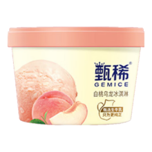 伊利甄稀杯装生牛乳冰淇淋 90g杯  96元任选16杯随心选 YL 甄稀白桃乌龙冰淇淋