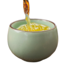 真迹国风主人杯汝窑开片品茗杯陶瓷大号品茗杯功夫茶具家用喝茶杯 大罗汉杯~天青色