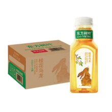 农夫山泉东方树叶 复合茶饮料 0糖0脂0卡 无糖饮料 整箱装 送礼过节 桂花乌龙茶335ml*15临期6.24散发