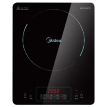 美的（Midea）电磁炉套装全套带锅家用2200W大功率电磁炉火锅 一键爆炒触控大面板多档调节 【一炉配一锅】2200W涮火锅蒸煮