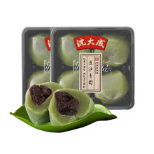 再降价/临期：沈大成 豆沙青团 240g*3袋（共12枚）中华老字号