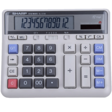 夏普（SHARP）EL-2135 商务办公型计算器 灰色