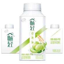 伊利【李现推荐】畅轻低温酸奶 生牛乳 青提芦荟燕麦爆珠250g*4酸牛奶