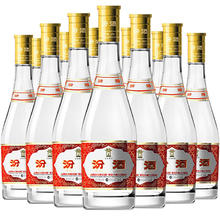 汾酒 黄盖玻汾 清香型高度白酒 53度 475ml*12瓶 整箱装
