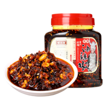 PLUS会员、需凑单：苗姑娘辣椒酱 精制油辣椒 750g*1桶
