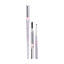 唯资（VEECCI）三用眉笔持久防水防汗野生眉初学新手修眉刀眉刷不易脱色精致修描 S02#茶褐色【三用眉笔】