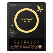 半球（PESKOE）电磁炉家用防水爆炒一体电池炉智能定时火锅炉多功能学生宿舍小型套装触屏电磁灶2200W大功率 触屏单机【质保一年】