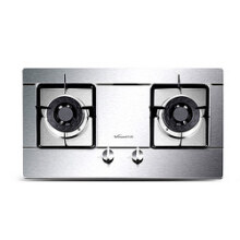 万和燃气灶天然气 双眼锈钢灶具 一级能效 4.2KW火力 台嵌两用 B6-B338